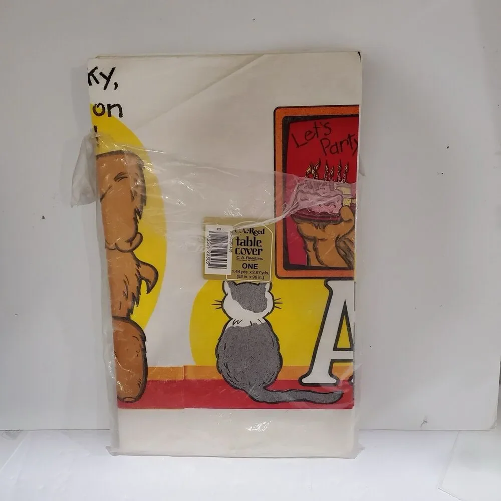 Vintage 1987 ALF Paper Party Tablecloth 52